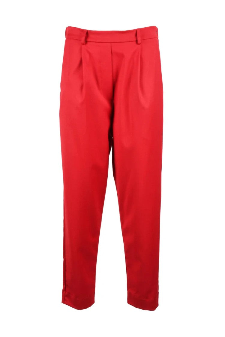 Collection Privee? Stretch Trousers - Red