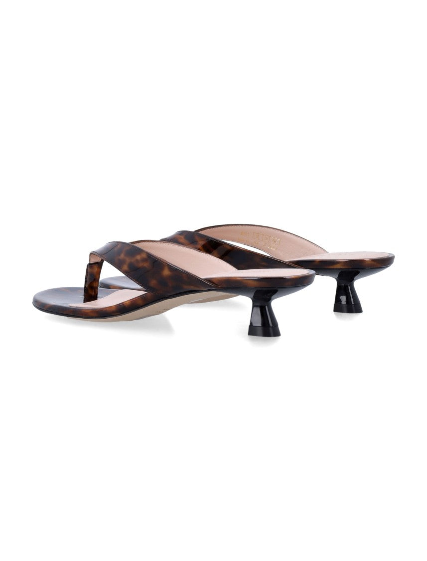 Stuart Weitzman Rio Sleek Tongue Sandal