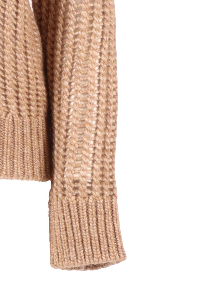 Peserico Soft Knit Sweater With Round Neckline And Loose Fit