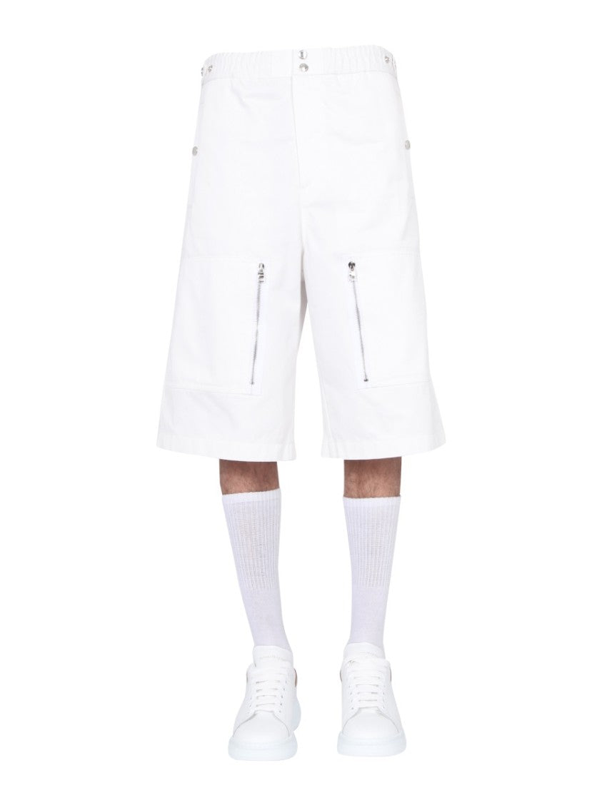 Alexander Mcqueen Japanese Gabardine Shorts
