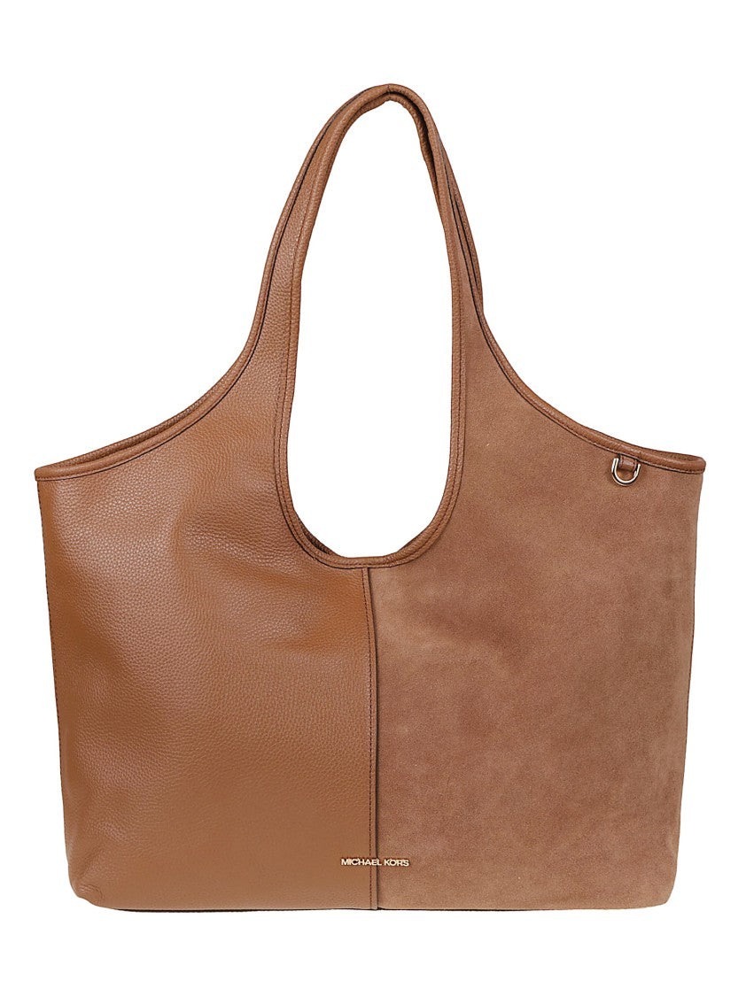 Michael Kors Large Henly Rectangular Dual-Texture Shopping Tote Bag