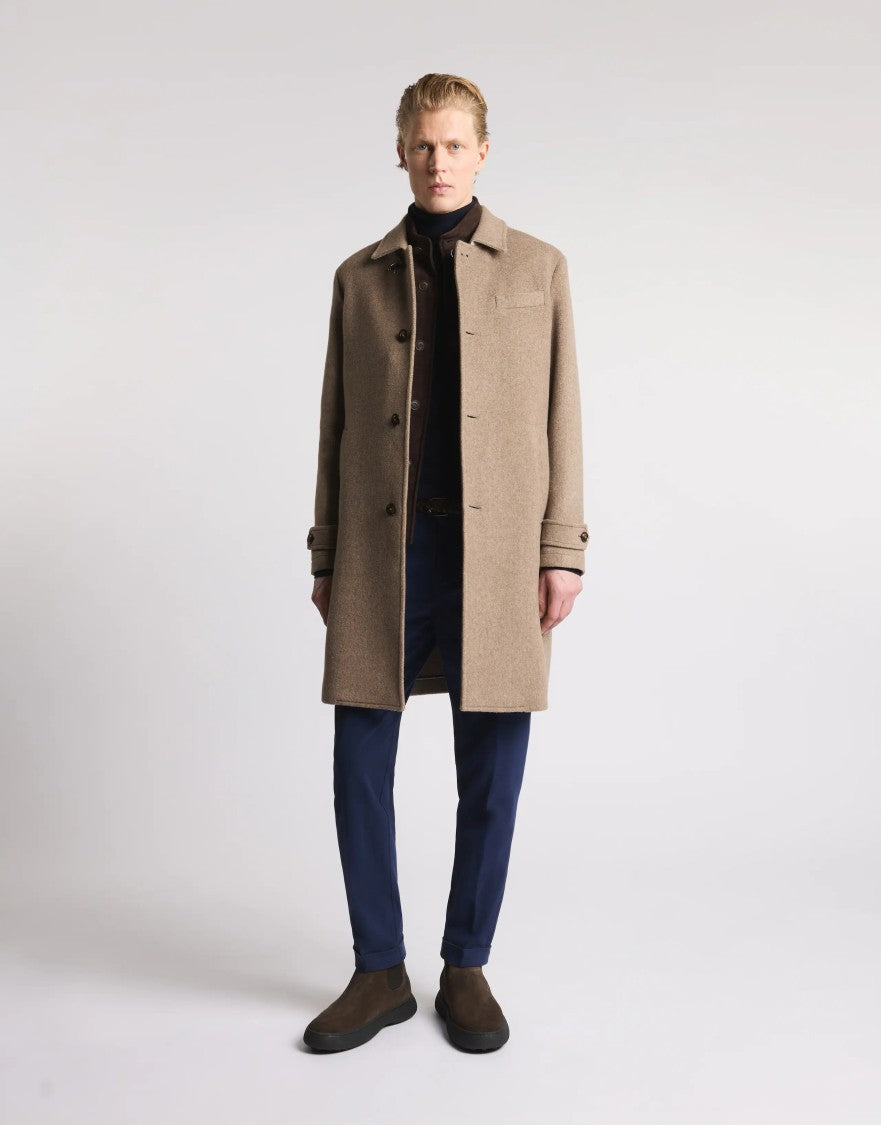 Fay Easy Coat With Secure Hook Closure