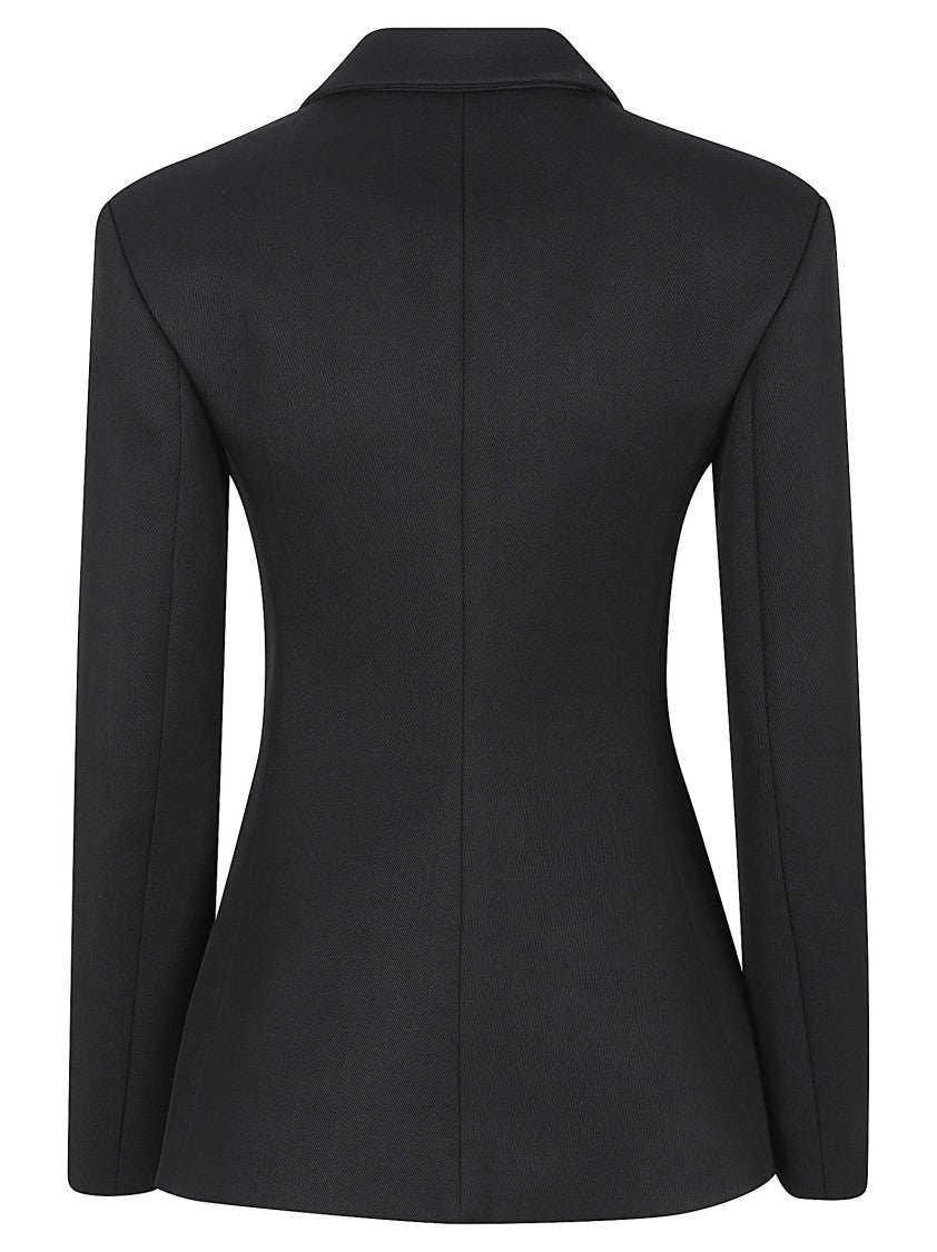 Loewe Tailored Black Jacket With Notched Lapel