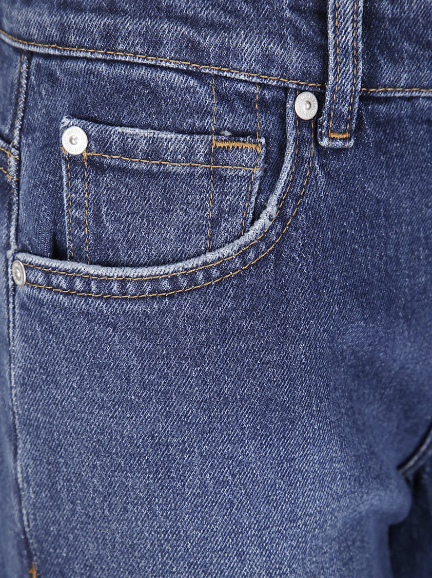 7 For All Mankind Calie Straight Radar Jeans