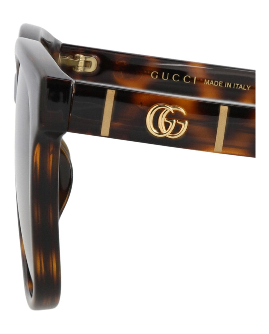 Gucci Square-Frame Injection Sunglasses