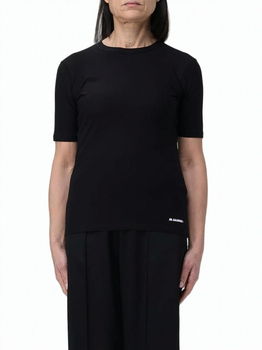 Jil Sander Relaxed-Fit Crew Neck T-Shirt With Subtle Logo Detail