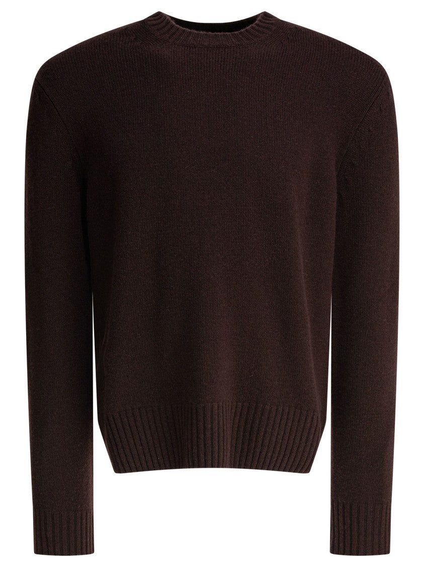 Tom Ford 5 Gauge Cashmere Long Sleeve Crew Neck Sweater