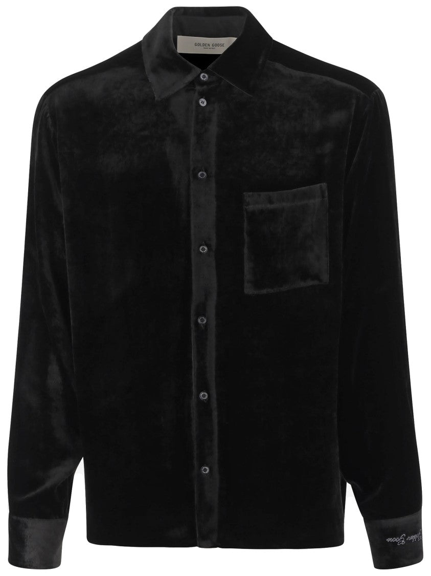 Golden Goose Viscose And Silk Shirt