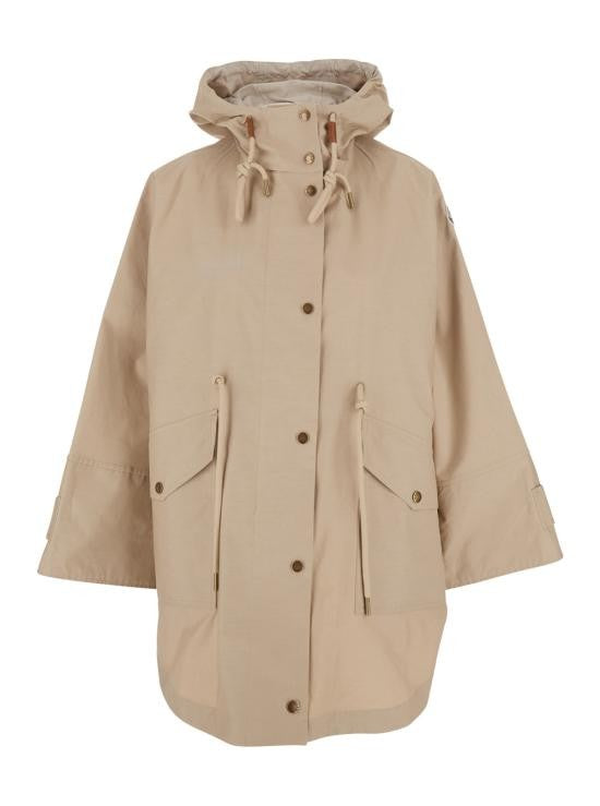 Moncler Loose-Fitting Boxy Jacket With Adjustable Hood And Functional Pockets