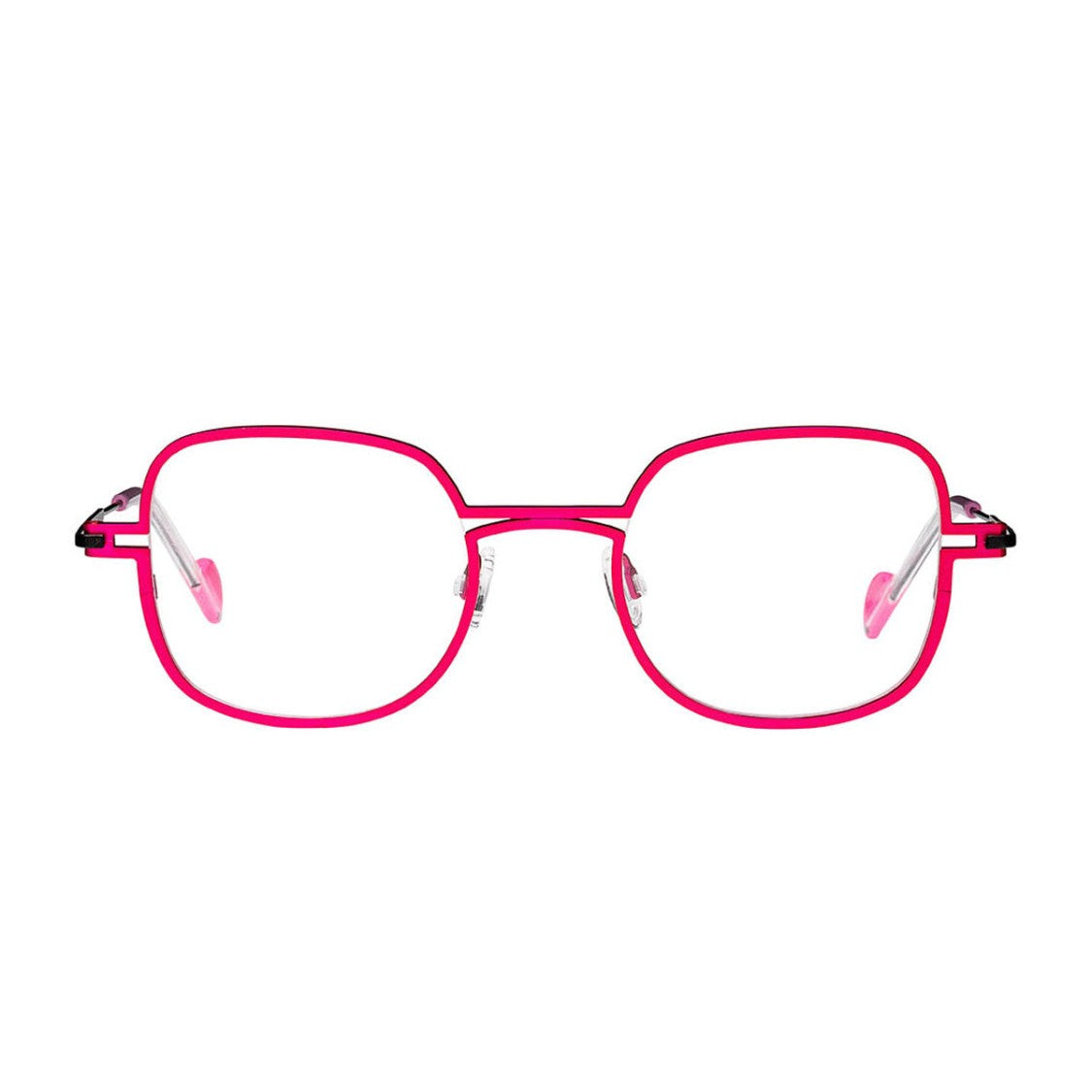 Matttew Fuchsia Gypse Geometric Bold Sunglasses