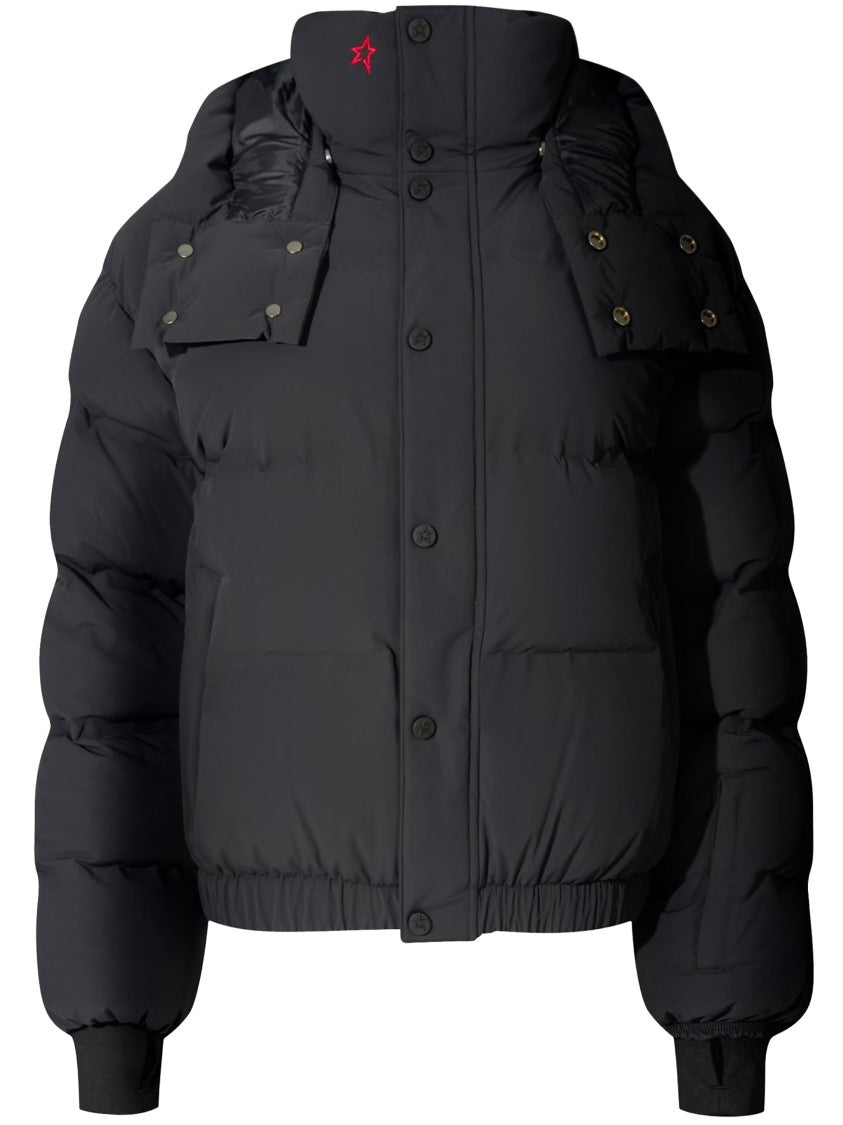Perfect Moment Black Moments Quilted Nylon Ski Jacket