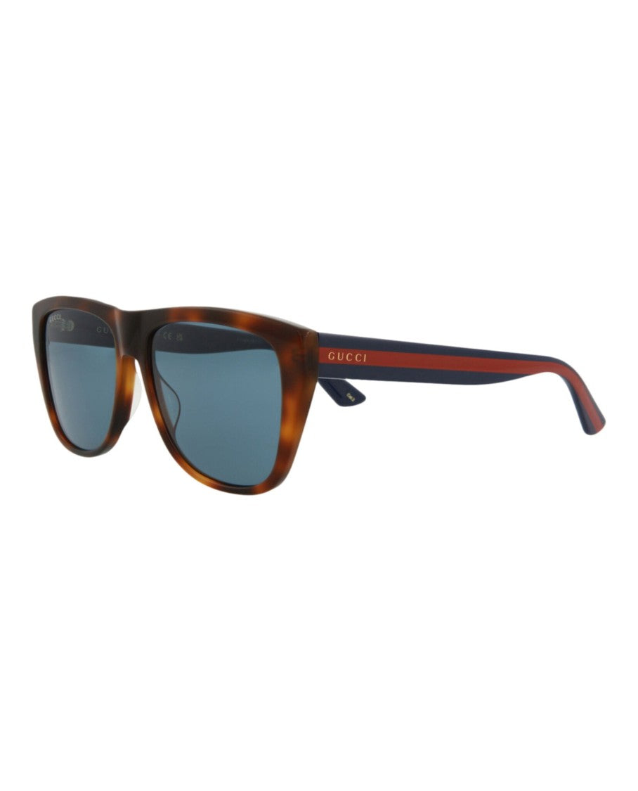 Gucci Square/Rectangle-Frame Acetate Sunglasses