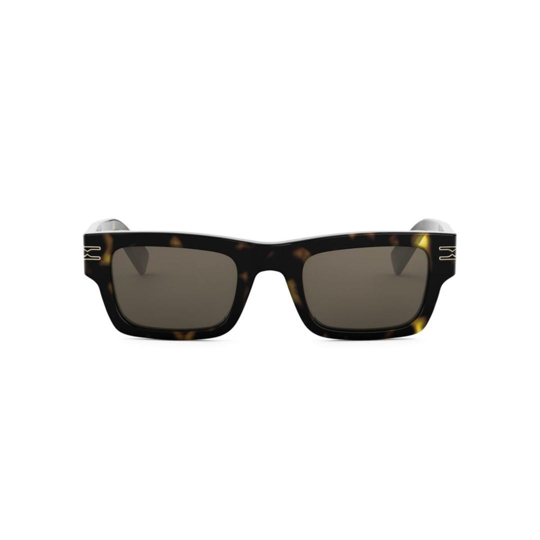 Bulgari Bv40064i Rectangular Tortoiseshell Sunglasses