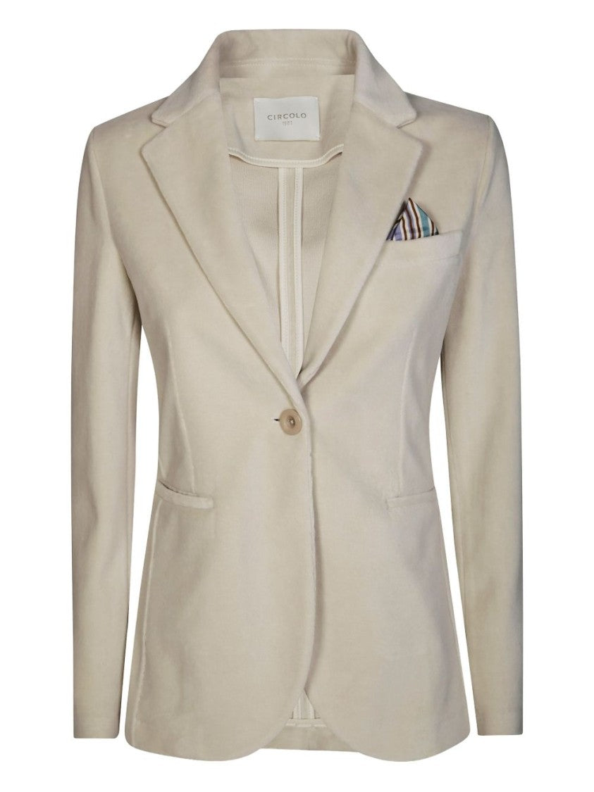Circolo 1901 Tailored Jacket With Single-Button Closure And Notch Lapel