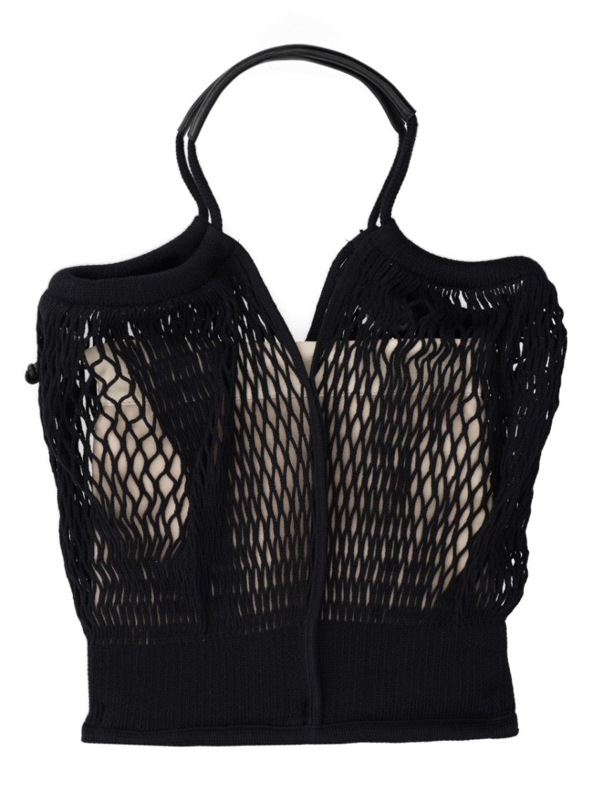 Hereu Calella Flit Open-Weave Netted Tote Bag