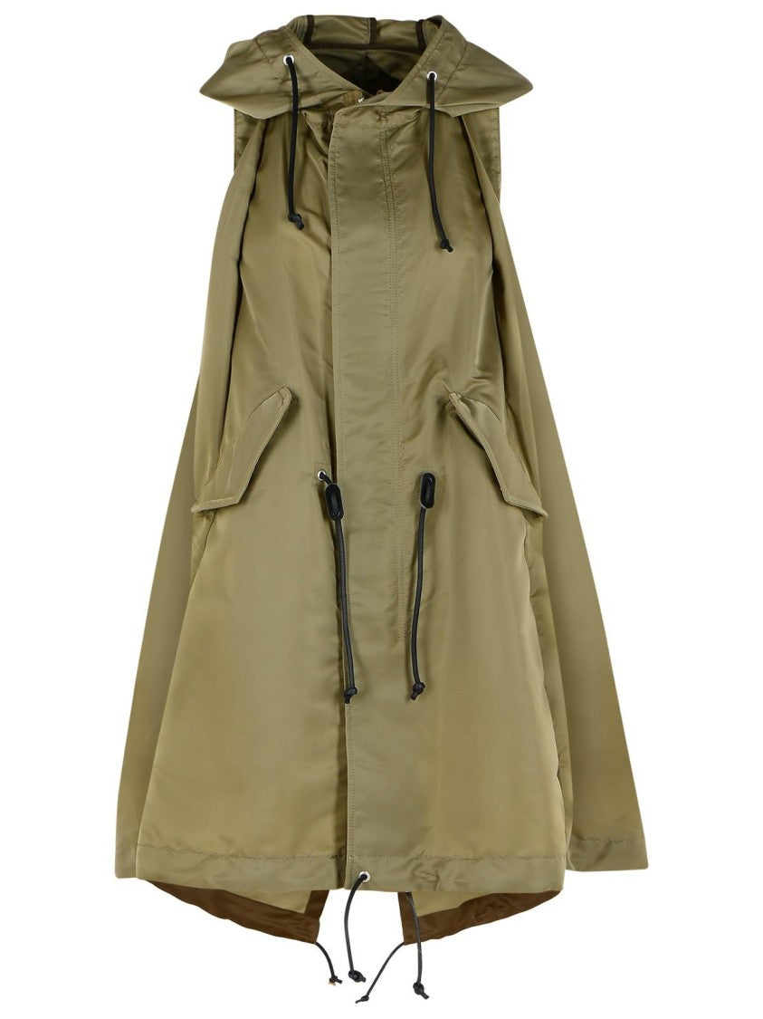 Sacai Green Nylon Vest