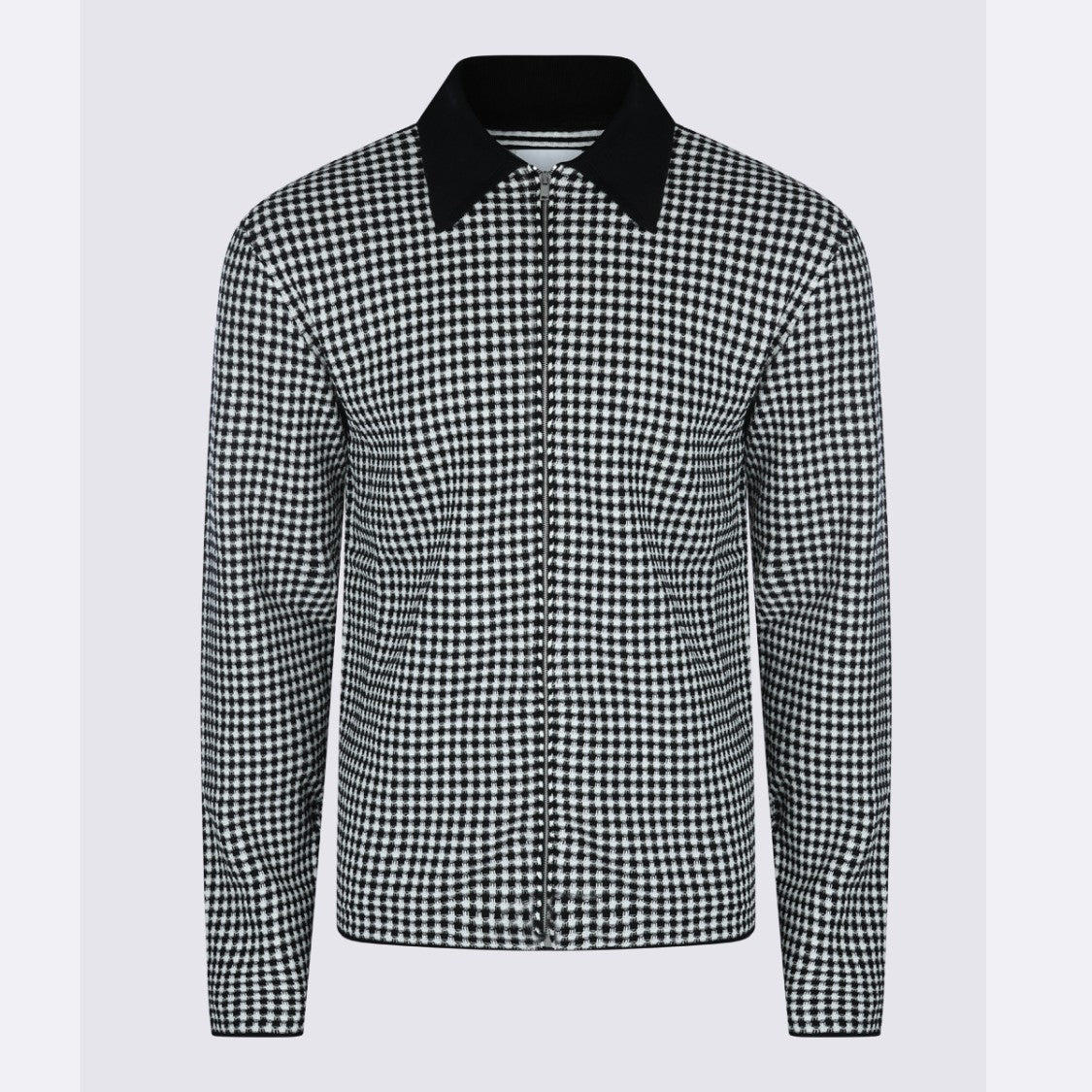 Jil Sander White And Black Cotton Shirt
