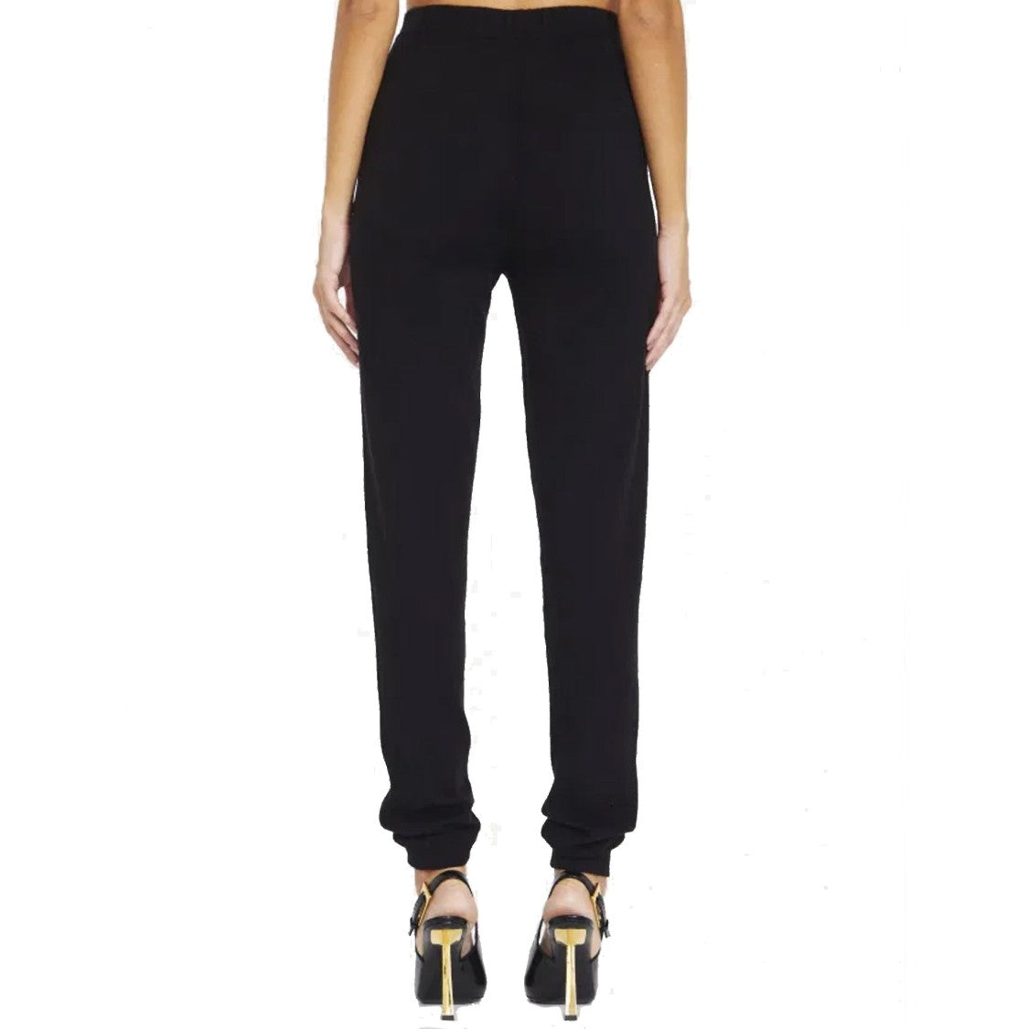 Saint Laurent High-Waisted Cashmere Leggings