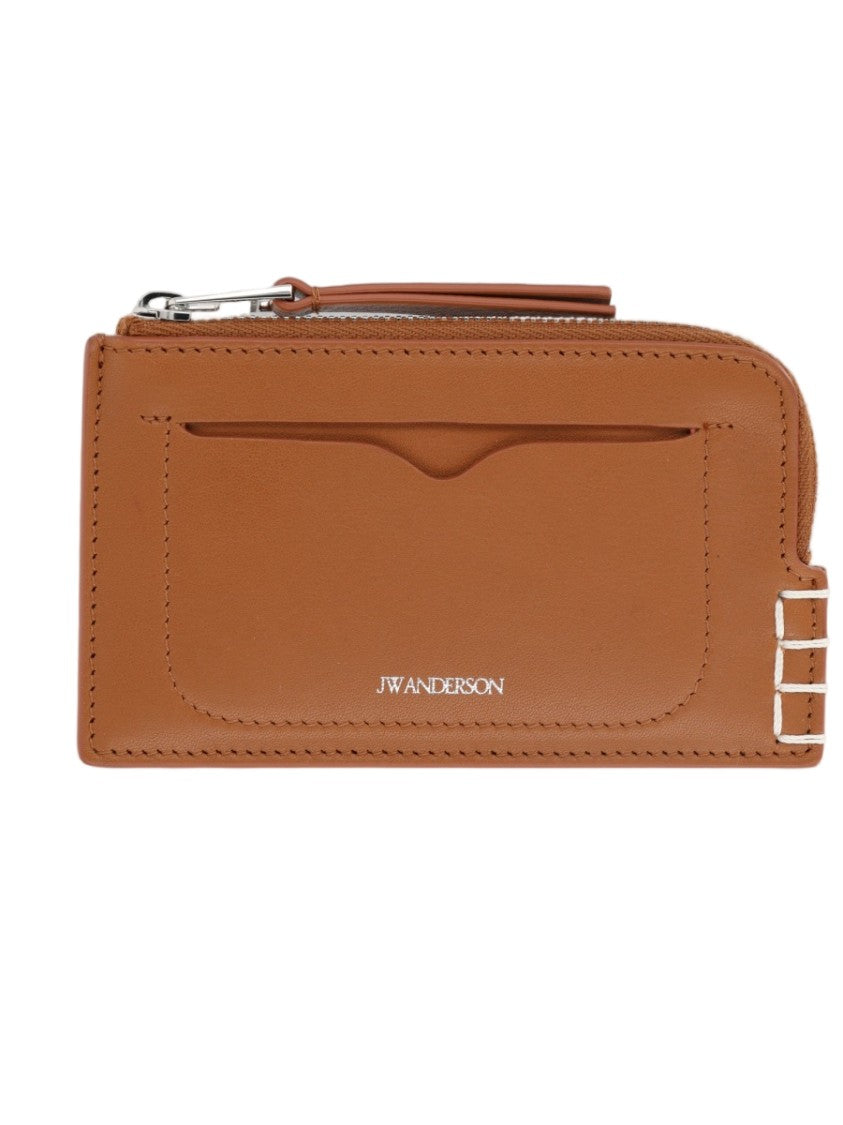 J. W. Anderson Rectangular Zip Smooth Leather Wallet