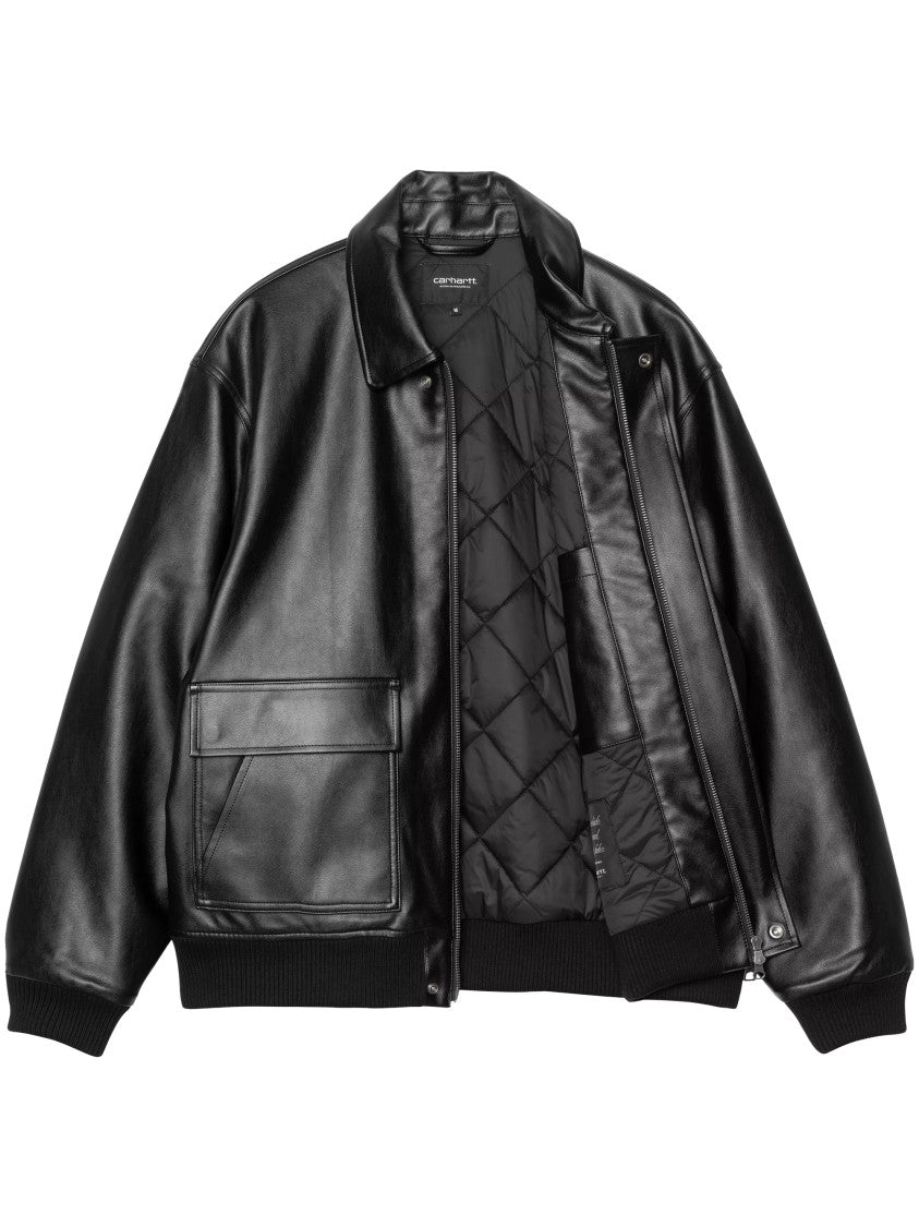 Carhartt Wip Arizona Sleek Faux Leather Jacket