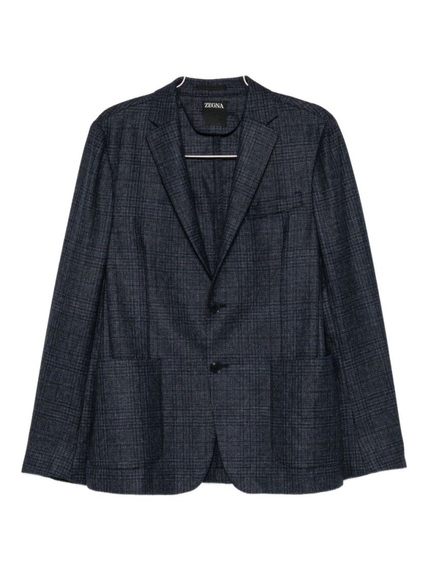 Ermenegildo Zegna Tailored Fit Jacket With Structured Shoulders
