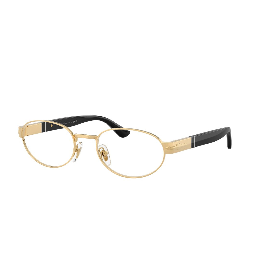 Persol 0Po1026v Oval Metal Frame Eyeglasses