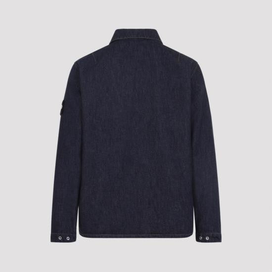 Stone Island Deep Indigo Flap Pocket Denim Jacket