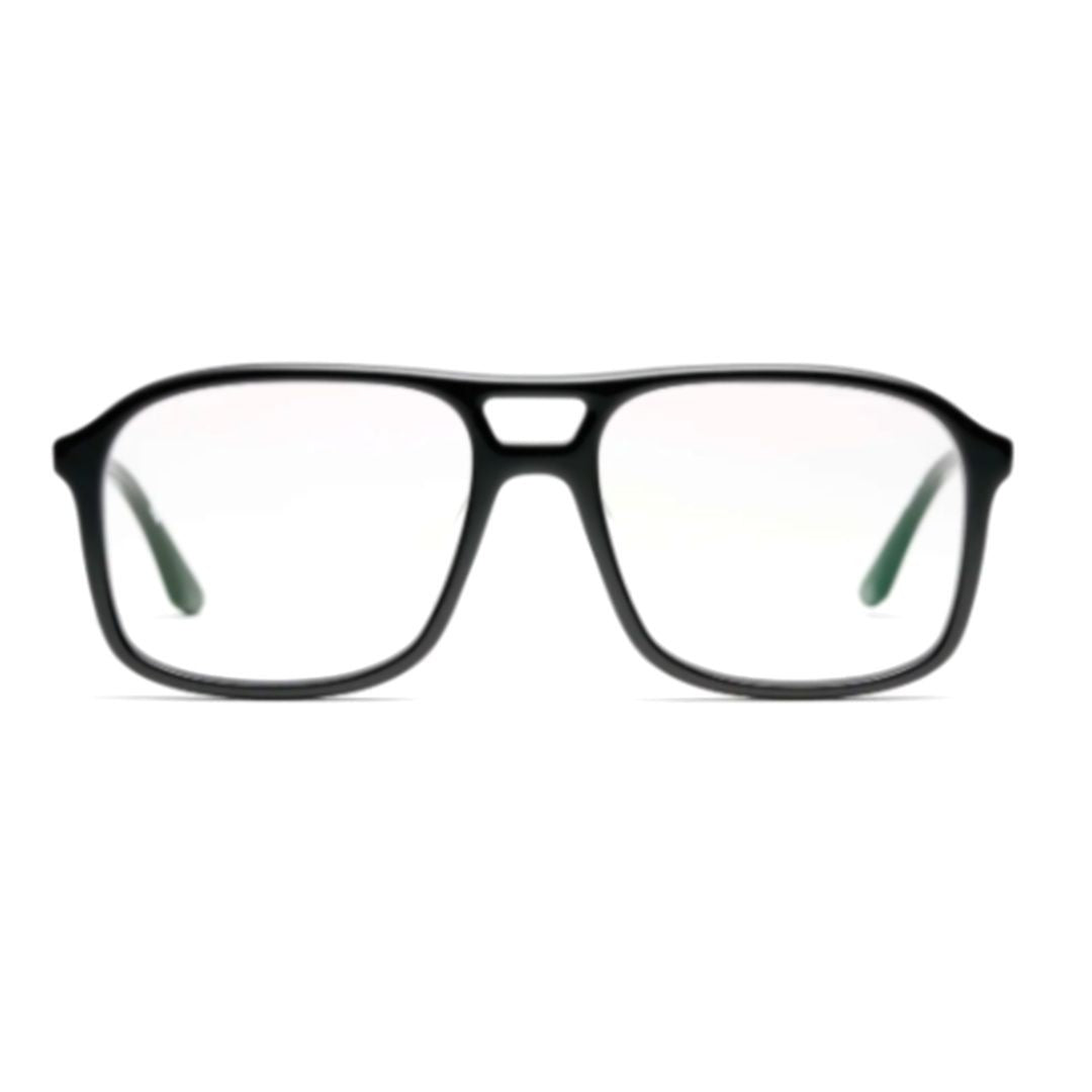 Peter And May Little Eva Rectangular Acetate Eyeglasses With Subtle Bridge Cutout