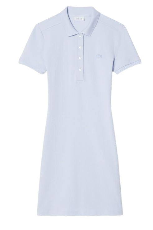 Lacoste Fitted Stretch Cotton Piqué Mini Dress