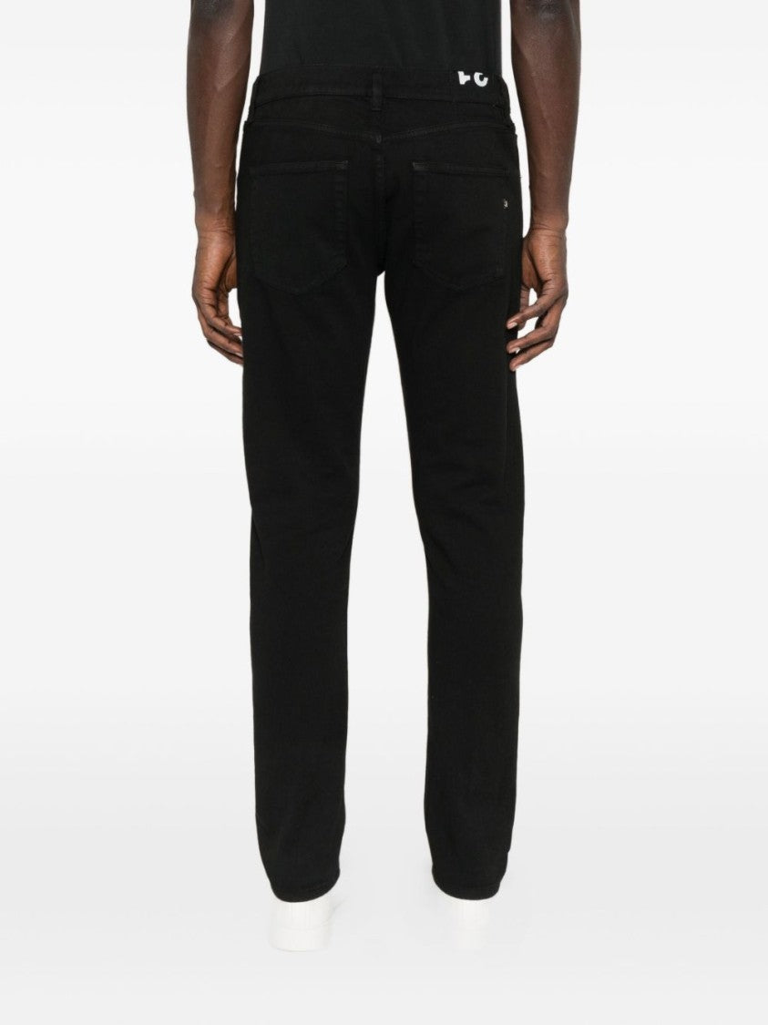 Dondup Straight-Leg Black Jeans