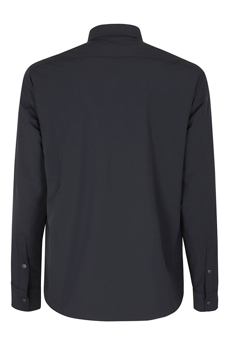 Aspesi Nylon Shirt With Classic Collar And Functional Pockets