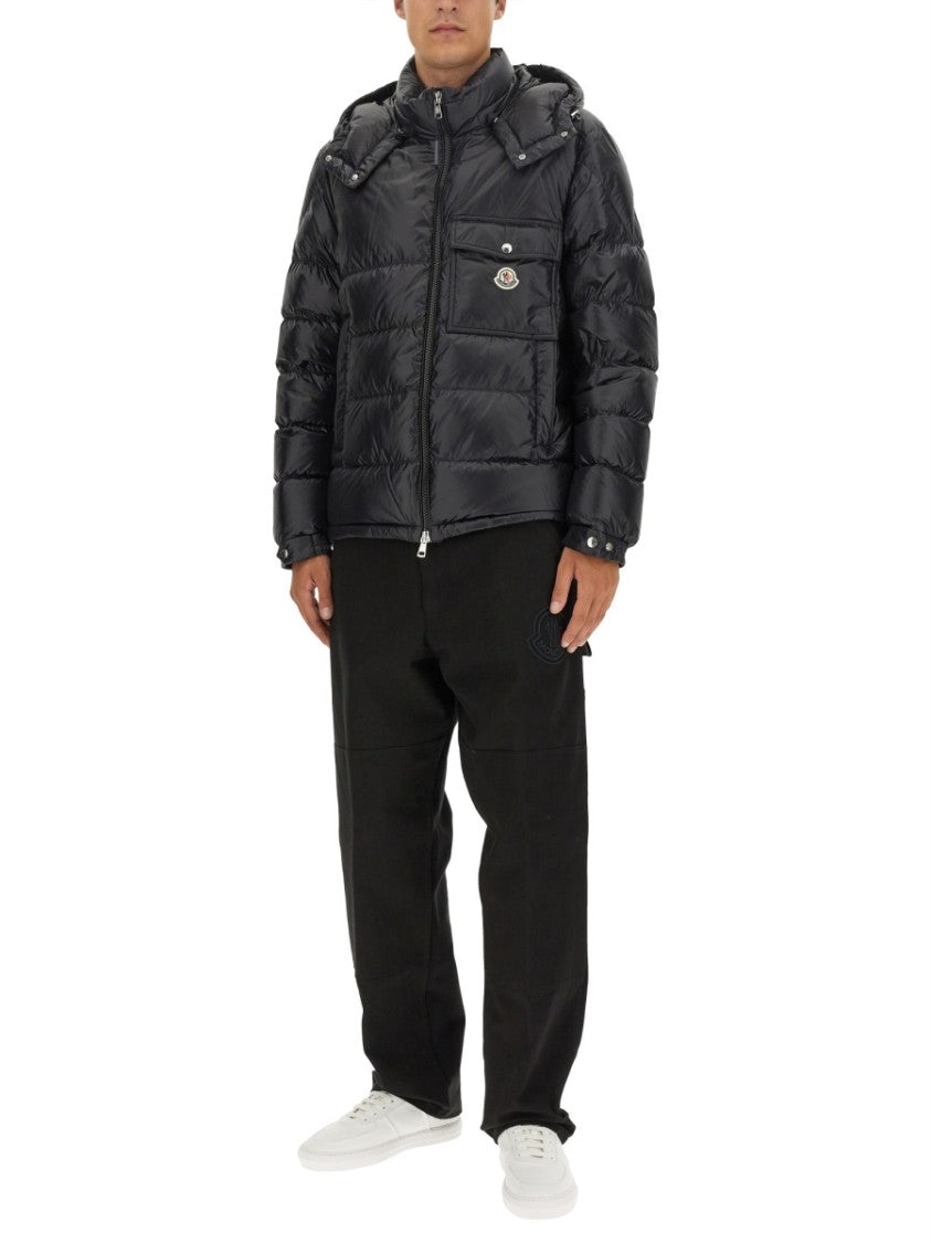 Moncler Straight-Cut Cotton Pants With Minimalist Design