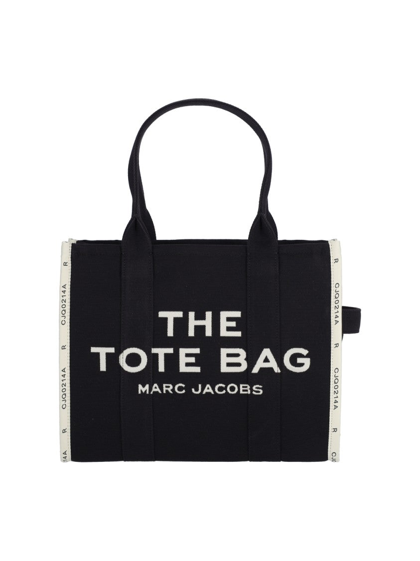 Marc Jacobs Large Tote Bag "The Jacquard Tote" – Black