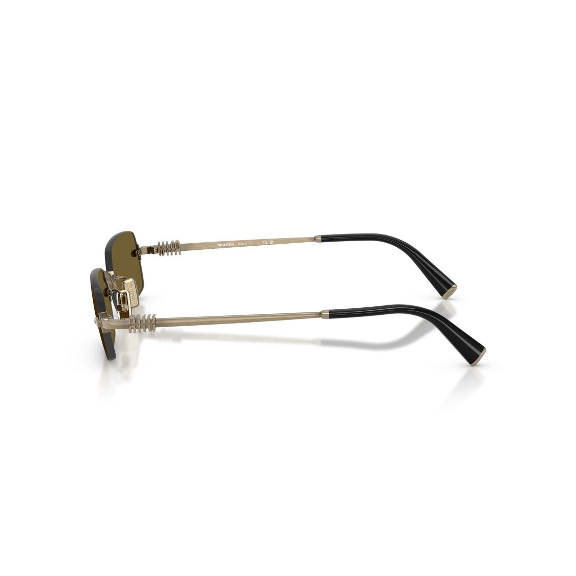 Miu Miu 0Mu B50s Rectangular Metal Frame Sunglasses