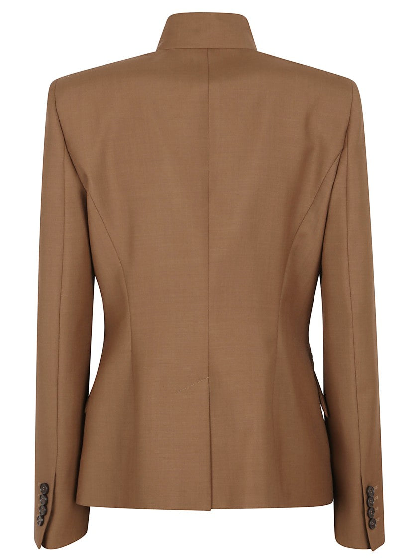 Alexander Mcqueen Tailored Wool Jacket With Structured Silhouette