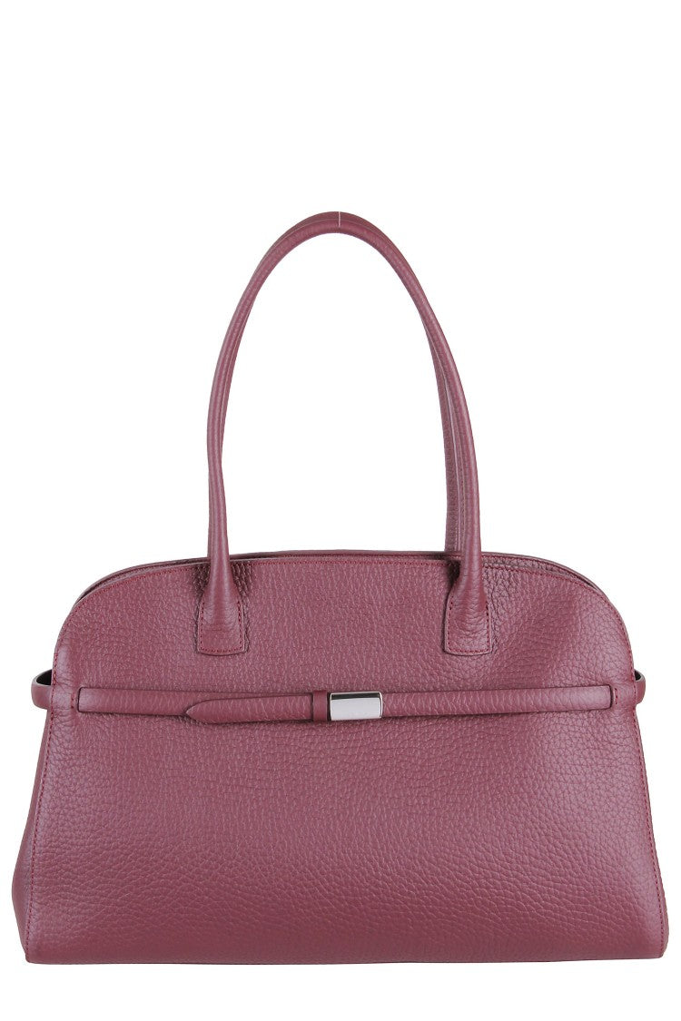 Orciani Textured Leather Aura Handbag
