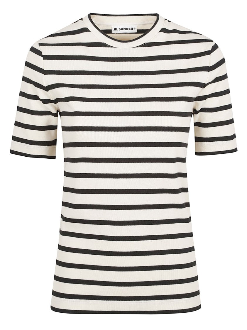 Jil Sander Fine Ribbed Cotton T-Shirt