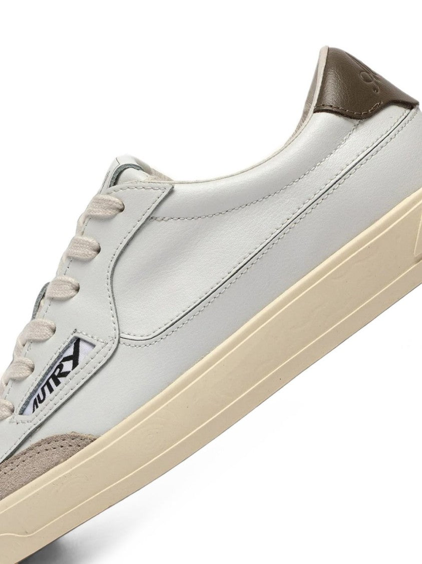 Autry Low-Top Suede Accent Gripped Sneakers
