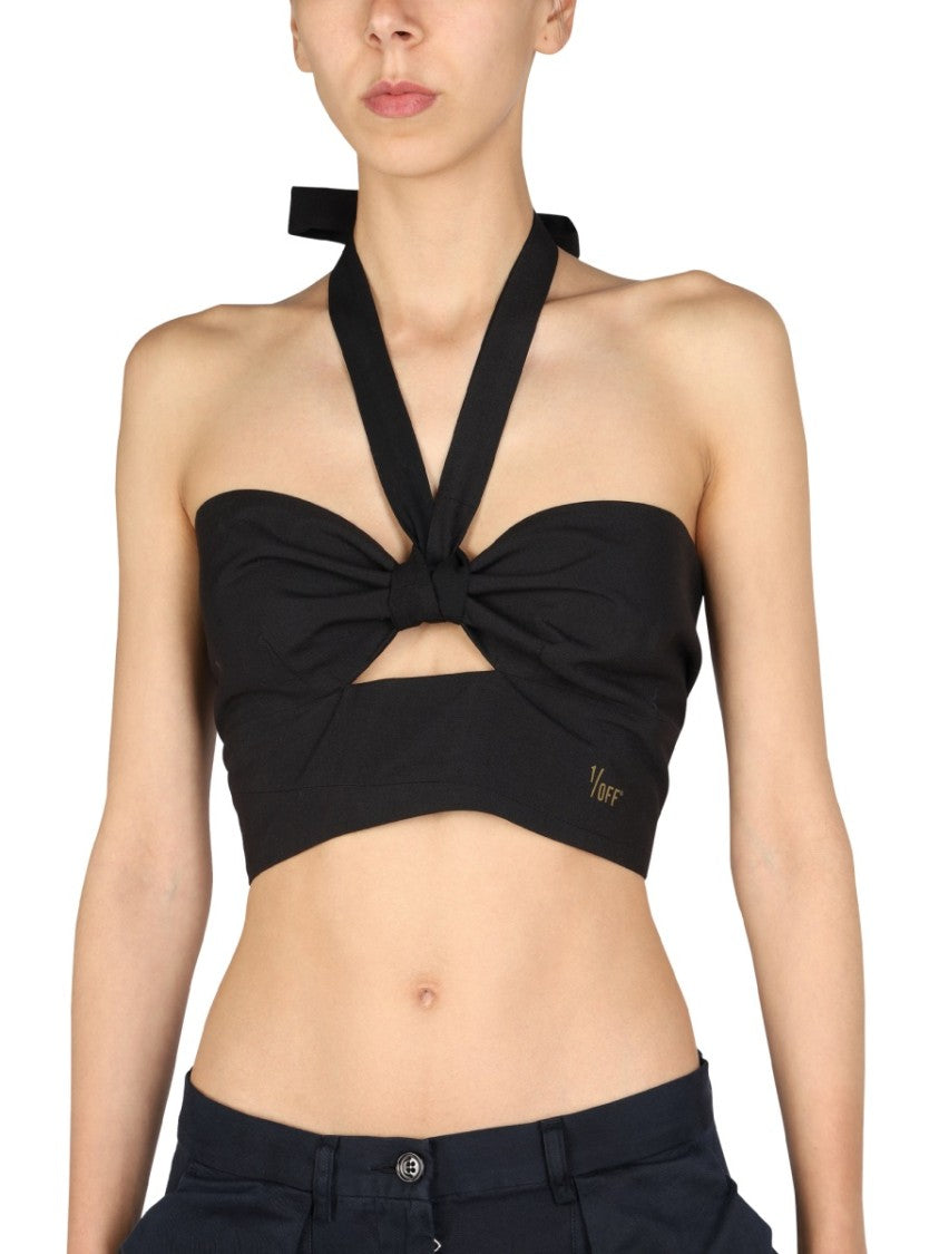 1/Off Cross Strap Top