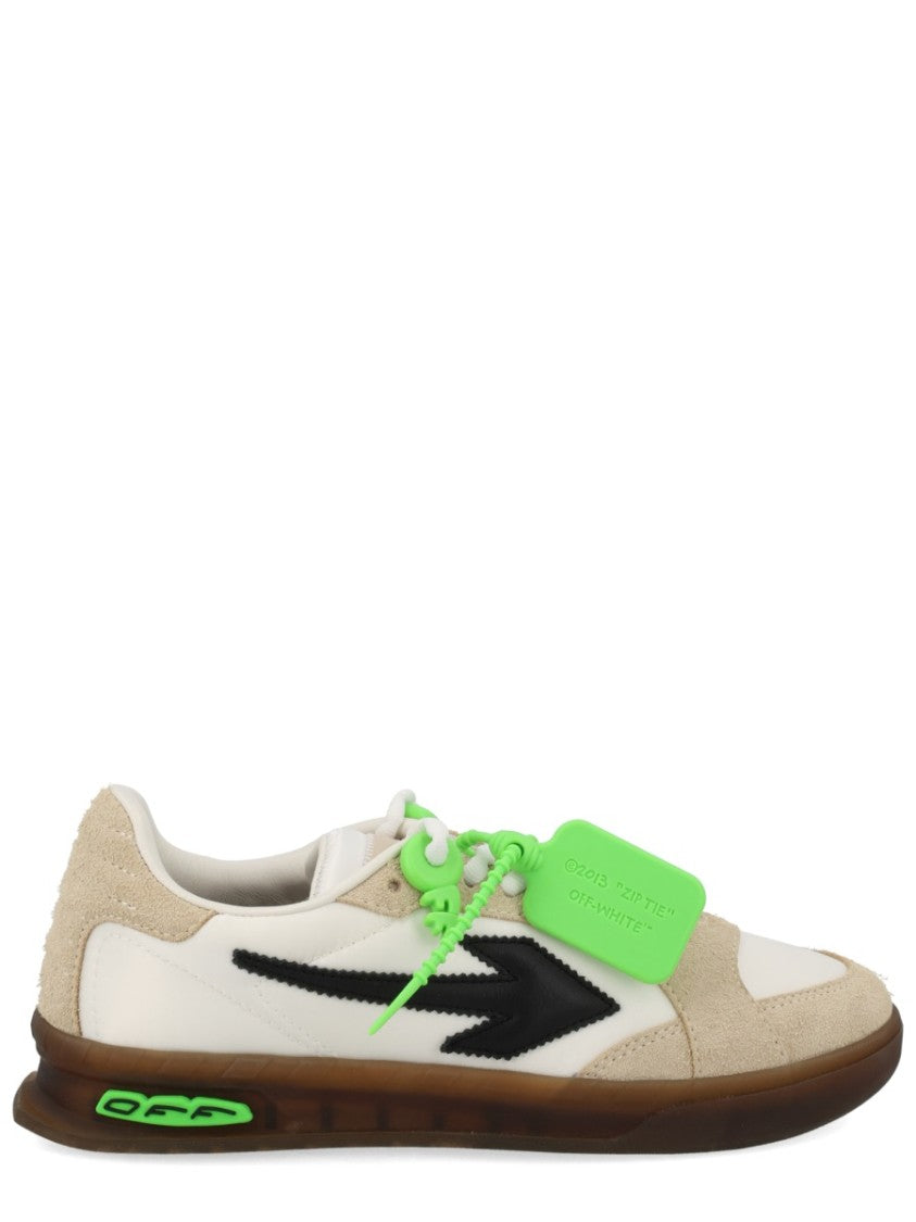 Off-White Beige End Of Play Suede Sneakers