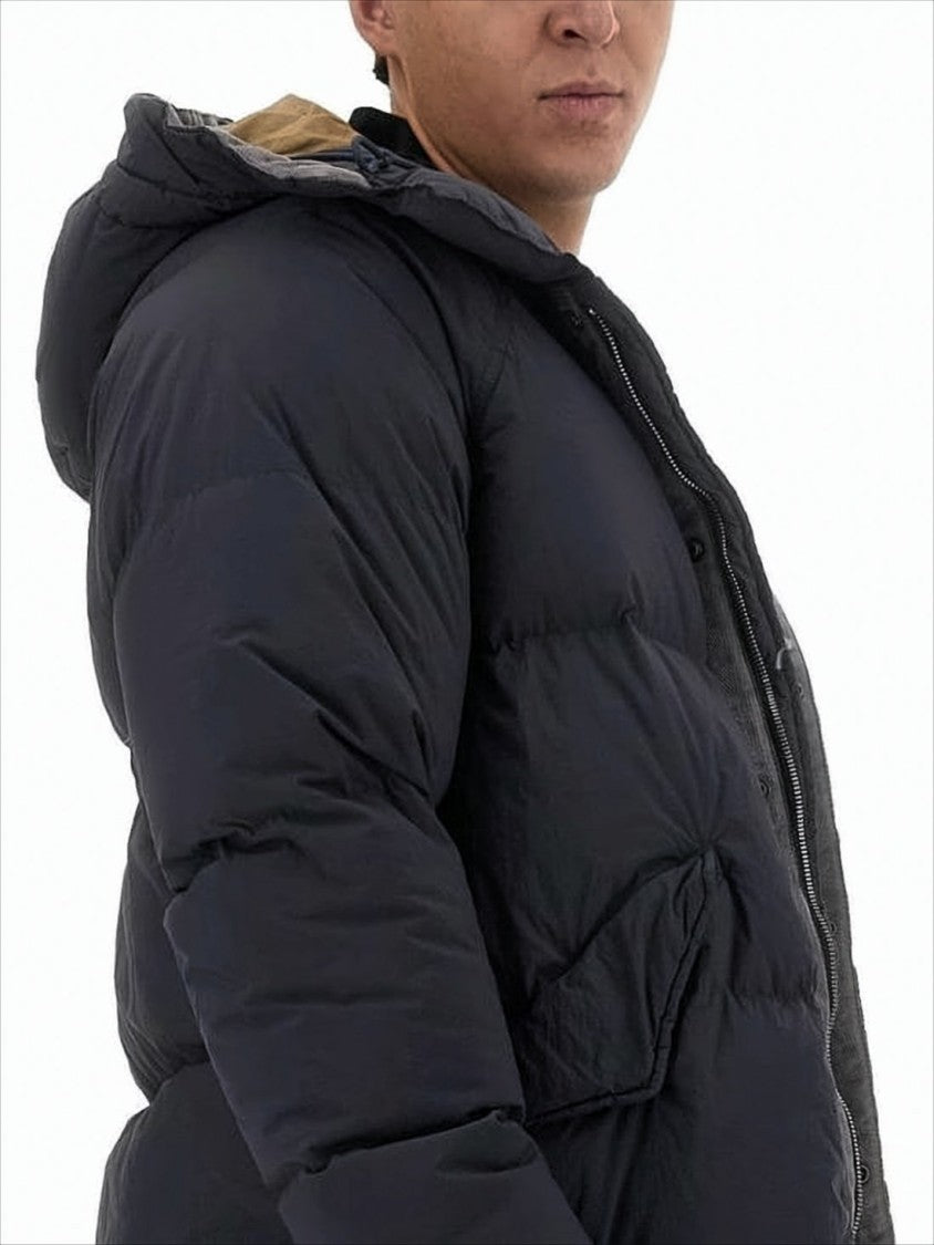 Ten C Boxy Black Puffer Jacket