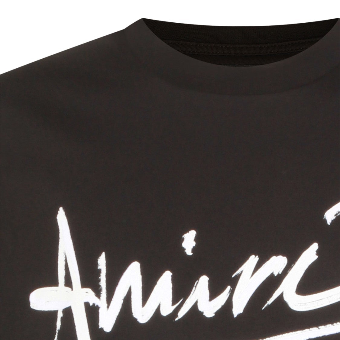 Amiri Black Cotton T-Shirt