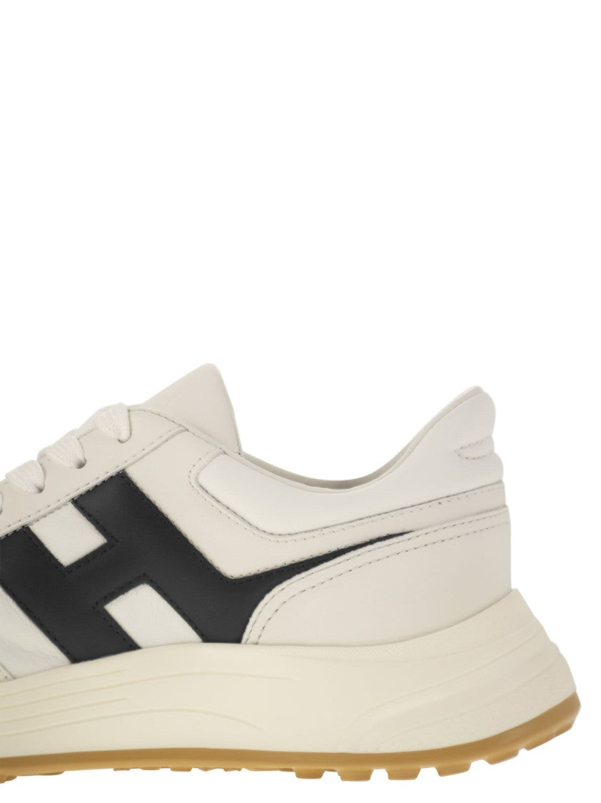 Hogan Hyperlight - Leather Sneakers With Side H