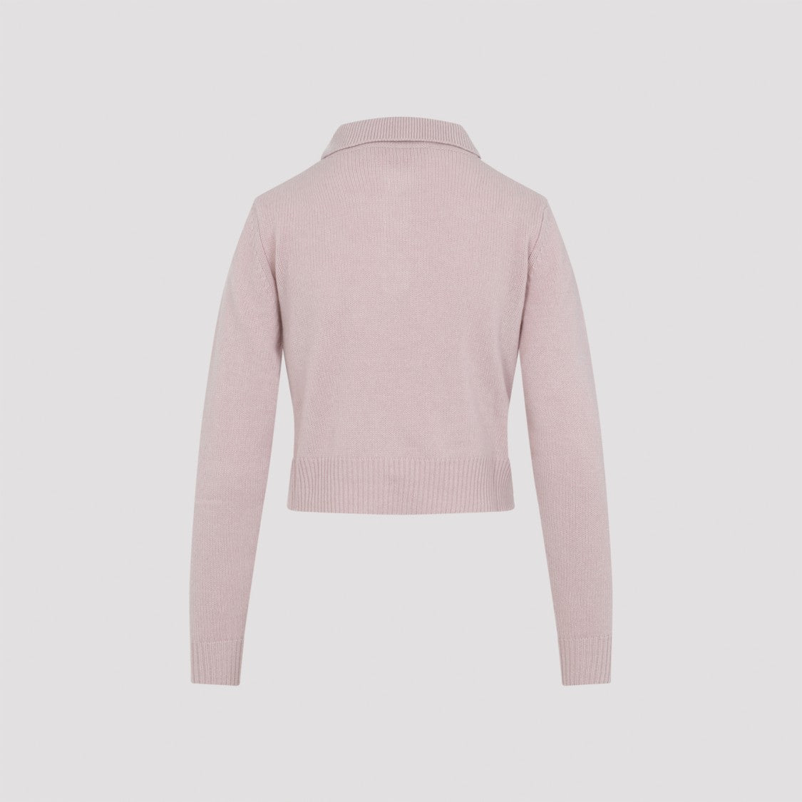 Marni Cropped Cashmere Long-Sleeve Polo Shirt