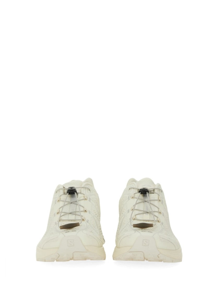 Salomon Monochromatic Light Beige Sneakers With Quick-Lace System