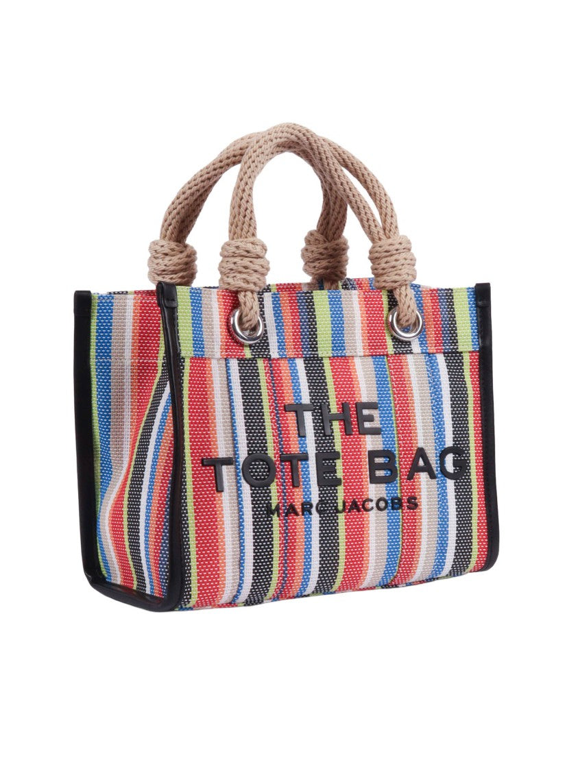 Marc Jacobs Multicolor Stripe Small Tote Bag