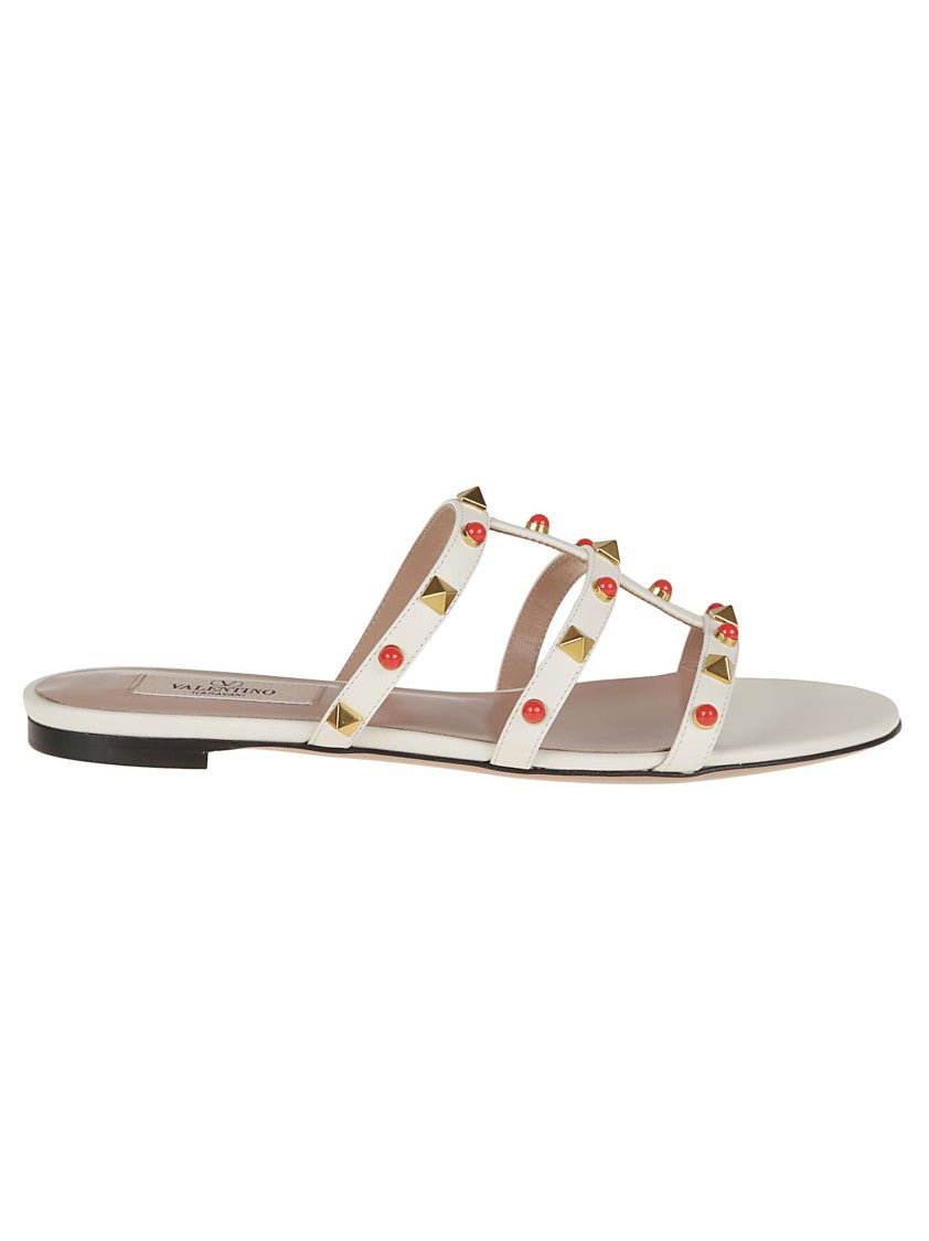 Valentino Rockstud T. 05 Slide Sandals