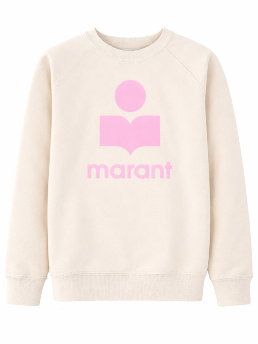 Isabel Marant Étoile Millyny Pastel Pink Logo Sweatshirt