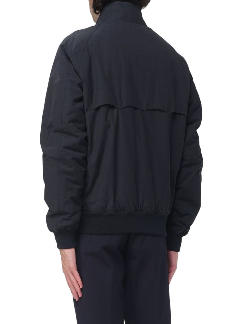 Baracuta Black Classic High Collar Bomber Jacket