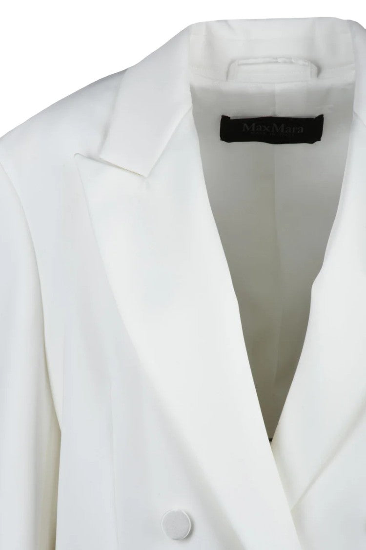 Max Mara Gabarra Double-Breasted Jacket - White